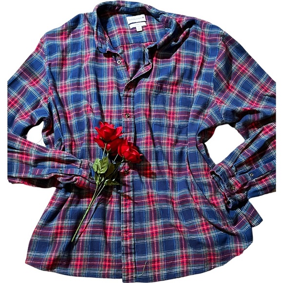 HP:Ladies classic fit Saddlebred 4X  plaid button down shirt fall flannel style - Picture 1 of 13